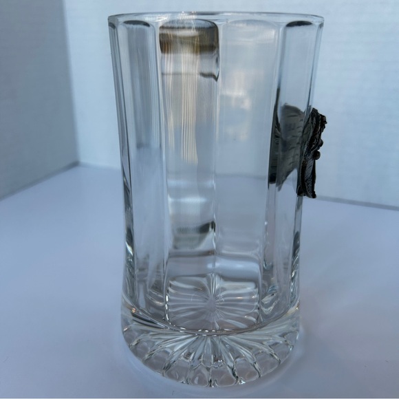 Glass Beer Stein/Mug BASEBALL Pewter Plaque and Thumbrest Canada - Picture 3 of 15